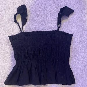 Mixology ruffle tank